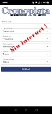 Cronopista diccionario rimas android App screenshot 3